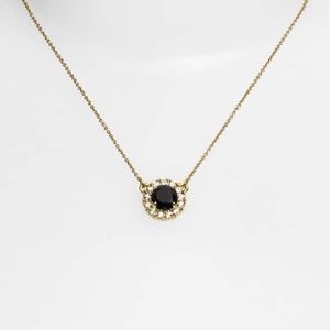 Kate Spade ‘secret garden’ pendant necklace onyx